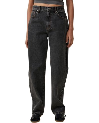 Cotton On Loose Straight Jeans - Black