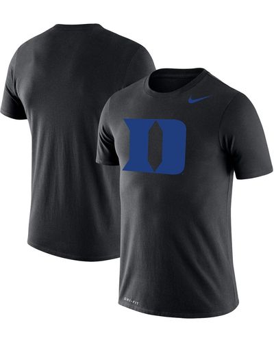 Nike Duke Blue Devils Big And Tall Legend Primary Logo Performance T-shirt - Black