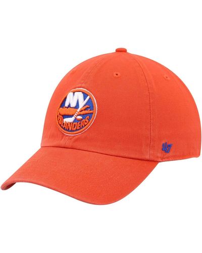 '47 New York Islanders Clean Up Adjustable Hat - Orange