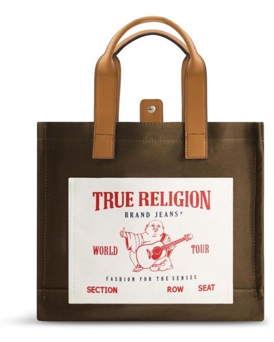 True Religion Medium Pocket Tote - Red