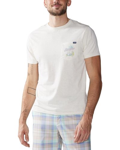 Chubbies The Par-tee Logo Graphic Pocket T-shirt - White