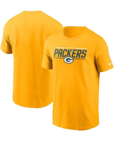 Nike Gold Oakland Athletics Team T-shirt - Yellow