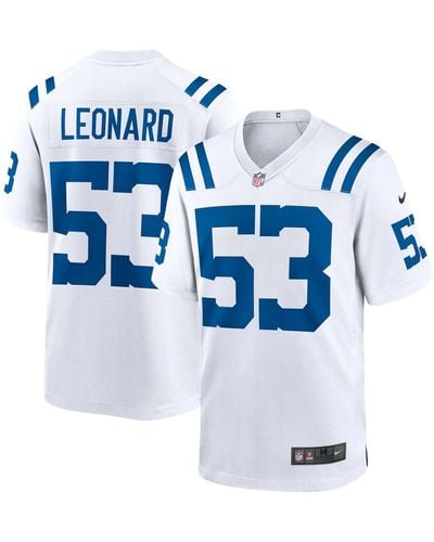 Nike Darius Leonard Indianapolis Colts Game Player Jersey - White
