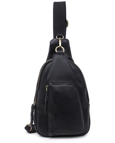 Urban Expressions Wendall Sling Backpack - Black