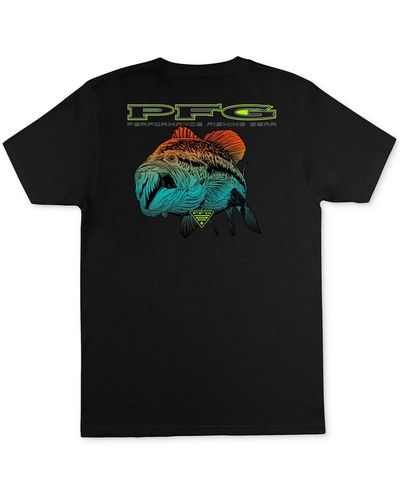 Columbia Bristo Pfg Bass Graphic T-shirt - Black