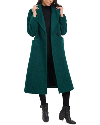 BCBGeneration Double-breasted Boucle Coat - Green