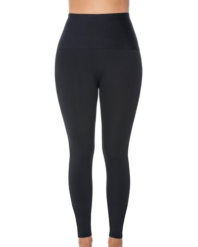 Leonisa Activelife Power Move Moderate Compression Mid-rise Athletic legging - Black