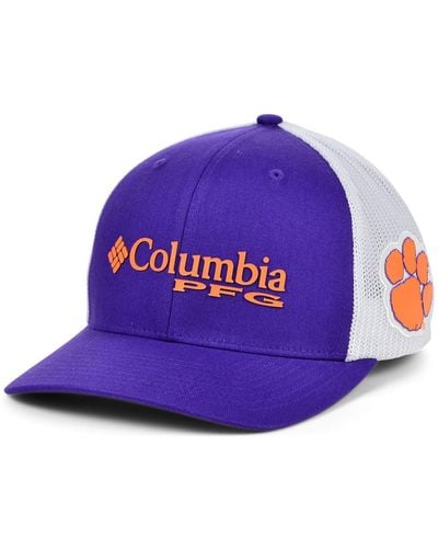 Columbia Clemson Tigers Pfg Trucker Cap - Purple