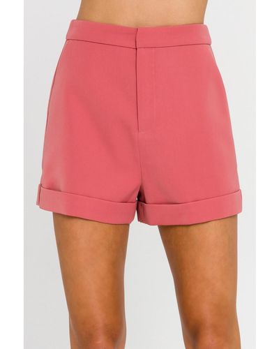 Endless Rose Tailored Basic Shorts