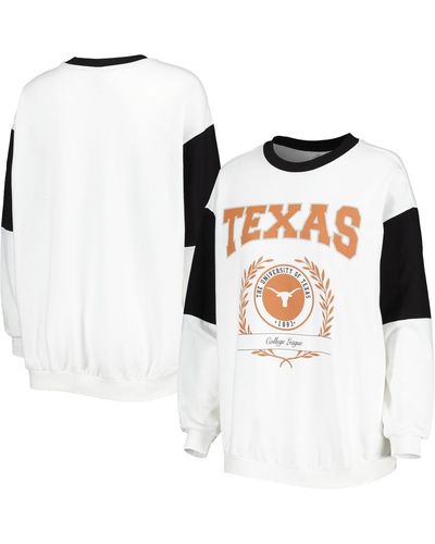 Gameday Couture Texas Longhorns It's A Vibe Dolman Pullover Sweatshirt - White