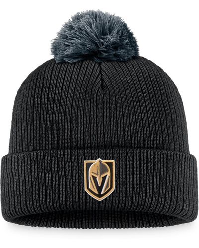Fanatics Vegas Golden Knights Team Cuffed Knit Hat - Black