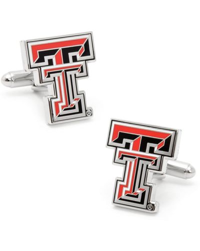 Cufflinks Inc. Texas Tech College Raiders Cufflinks - White