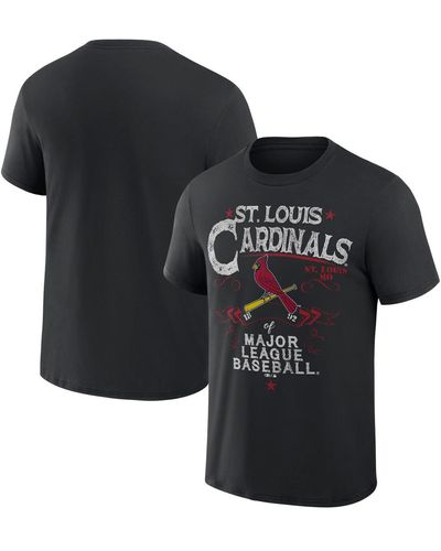 Fanatics Darius Rucker Collection By St. Louis Cardinals Beach Splatter T-shirt - Black
