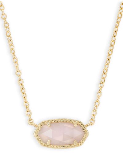 Kendra Scott 14k Gold Plated Elisa Pendant Necklace - Metallic