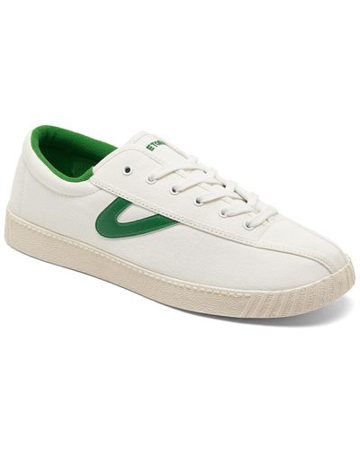 Tretorn Nylite Plus Canvas Casual Sneakers From Finish Line - White