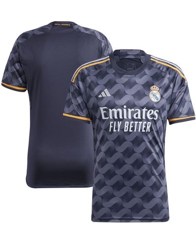 adidas Real Madrid 2023/24 Away Replica Jersey - Blue