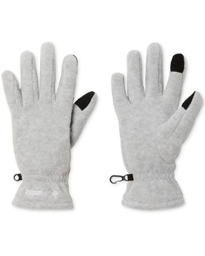 Columbia Benton Springs Fleece Gloves - Gray