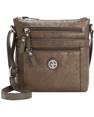 Giani Bernini Leather Shoulder Bag | White leather handbags, Genuine  leather handbag, Leather shoulder purse
