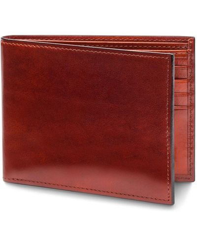 Bosca 8 Pocket Wallet - Red