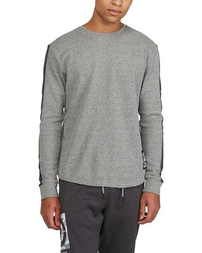 Ecko' Unltd Ecko Landing Thermal Long Sleeve Sweater - Gray