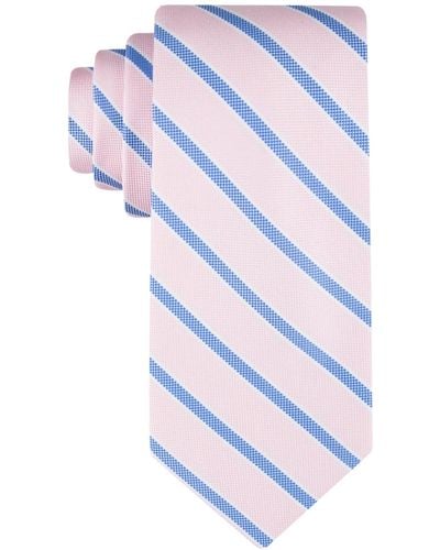 Tommy Hilfiger Oxford Stripe Tie - Blue