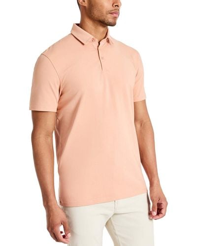 Kenneth Cole Performance Button Polo - Multicolor