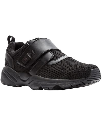 Propet Stability X Strap Walking Shoe - Black