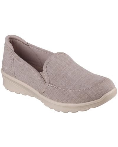Skechers Lovely Vibe Slip-on Casual Sneakers From Finish Line - Gray