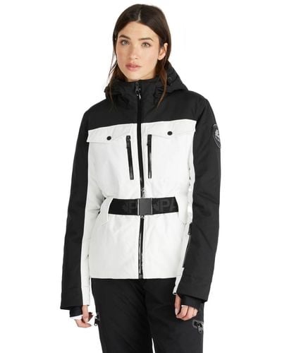 Pajar Gabbi Ladies Belted Ski Jacket - White