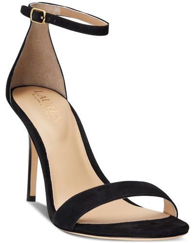 Lauren by Ralph Lauren Allie Ankle-strap Dress Sandals - Black