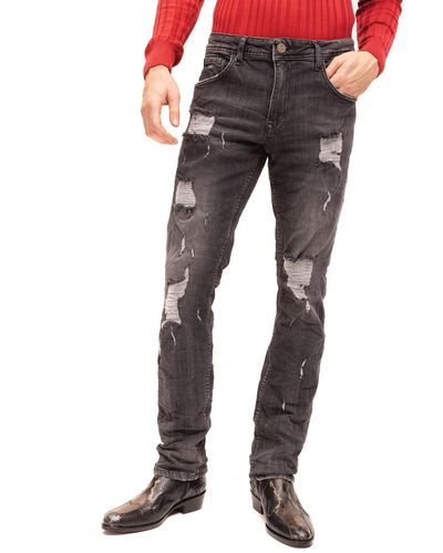 Ron Tomson Modern Rider Denim Jeans - Black