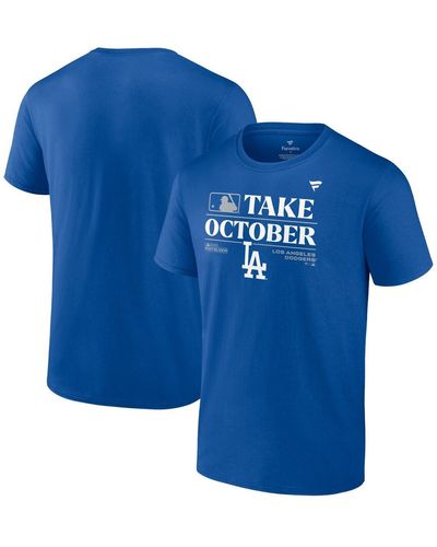 Fanatics Los Angeles Dodgers 2023 Postseason Locker Room T-shirt - Blue