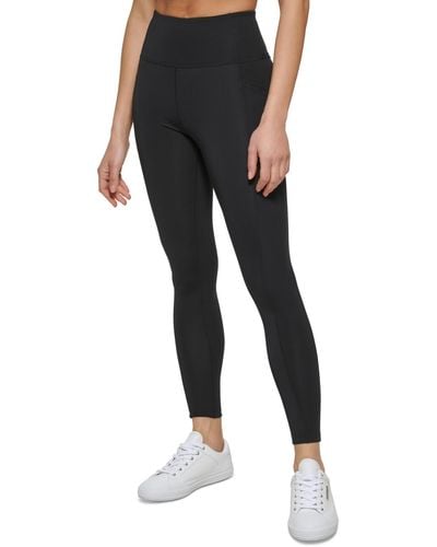 Calvin Klein, Pants & Jumpsuits, Calvin Klein Performance Logo Patch 78  Leggings Black Size Large Nwt
