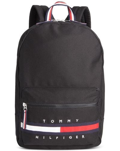 Tommy Hilfiger Gino Logo Backpack - Black