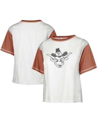 '47 Distressed Texas Longhorns Vault Premier Tilda T-shirt - White