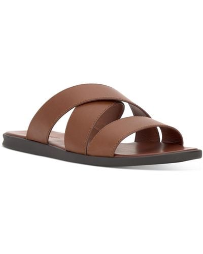 Vince Camuto Waely Casual Leather Sandal - Brown