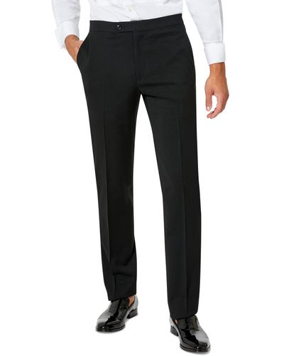 Tommy Hilfiger Modern-fit Flex Stretch Tuxedo Pants - Black