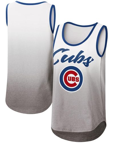 G-III 4Her by Carl Banks Chicago Cubs Logo Opening Day Tank Top - Gray