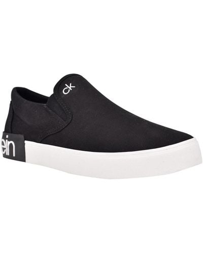 Calvin Klein Ryor Casual Slip-on Sneakers - Black