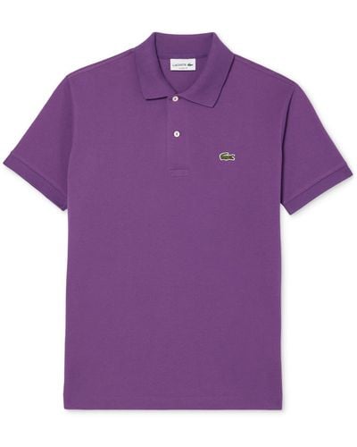 Lacoste Classic Fit L.12.12 Short Sleeve Polo - Purple