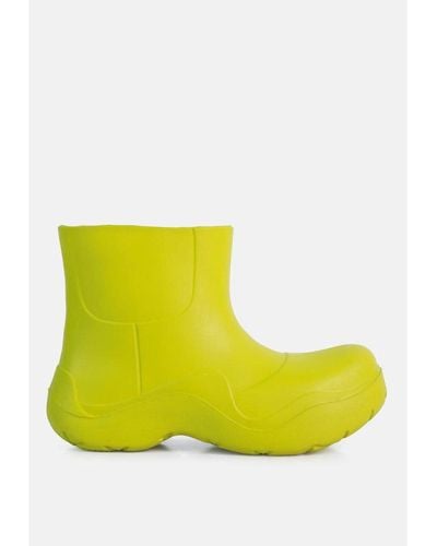 LONDON RAG Two Tango Gummy Rain Boots - Yellow