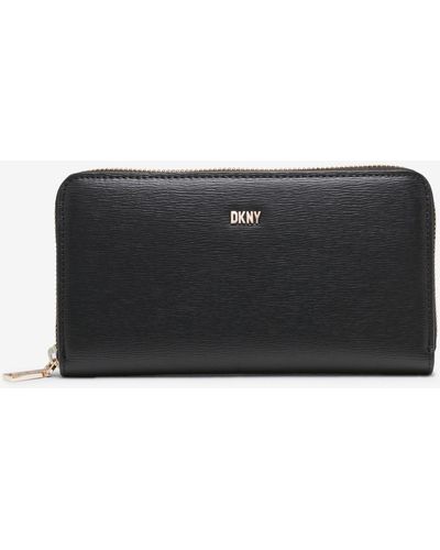 DKNY Perri Zip Around Wallet - Black