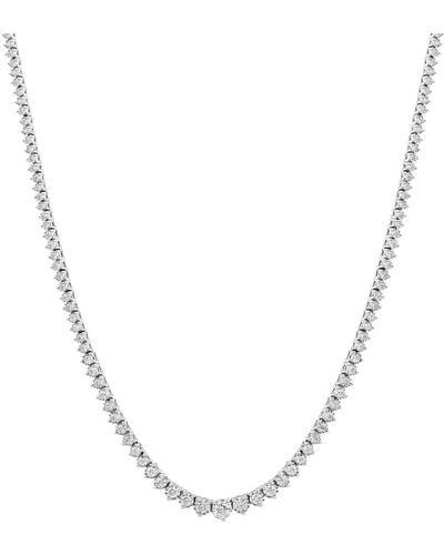 Macy's Diamond Collar Necklace (3 Ct. T.w.) In 14k White Gold