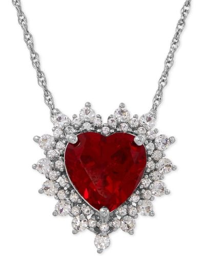 Macy's Lab-grown Ruby (4 Ct. T.w. - Red