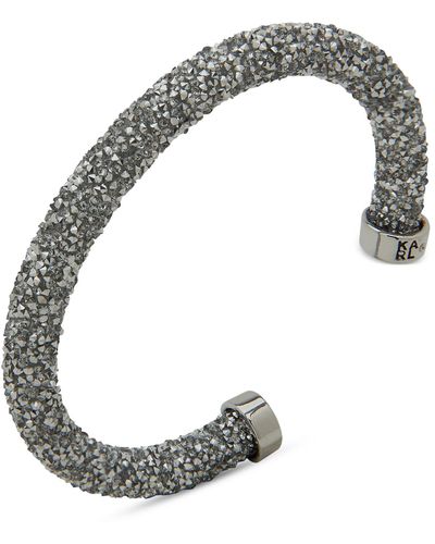 KARL LAGERFELD K/MONOGRAM CHAIN PAVE BRACELET, Silver Women's Bracelet