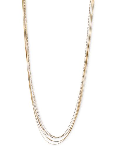 Lonna & Lilly Gold- & Silver-tone Chain Necklace - Metallic