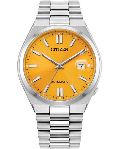 Citizen Tsuyosa Automatic Stainless Steel Bracelet Watch 40mm - Metallic