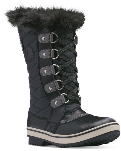 sorel tofino ii coated canvas & faux fur winter boots