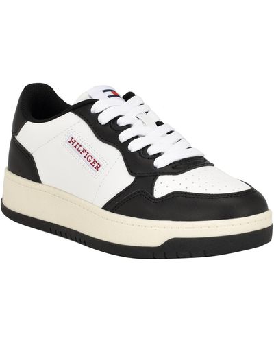 Tommy Hilfiger Dunner Casual Lace Up Sneakers - White