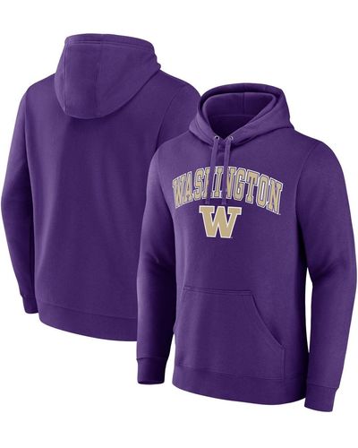 Fanatics Washington Huskies Campus Pullover Hoodie - Purple